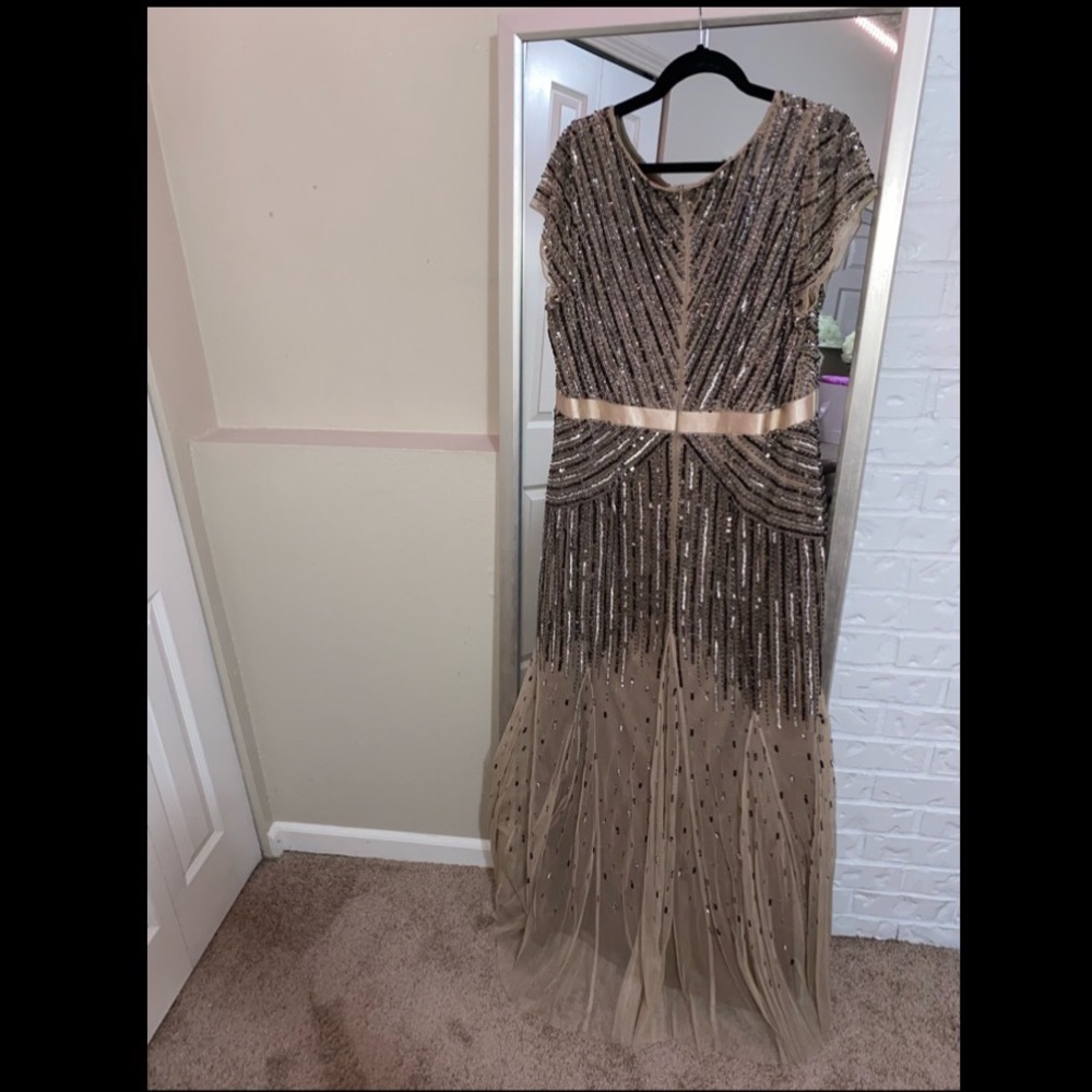 Adrianna Papell Beaded Gown
